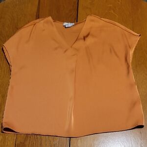 cupcakes & cashmere Women's Blouse in Warm Orange